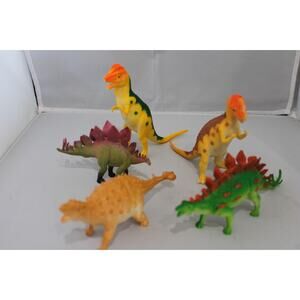 Dinosaur Toys Plastic Figures, Lot of 5 Realistic! Toys!